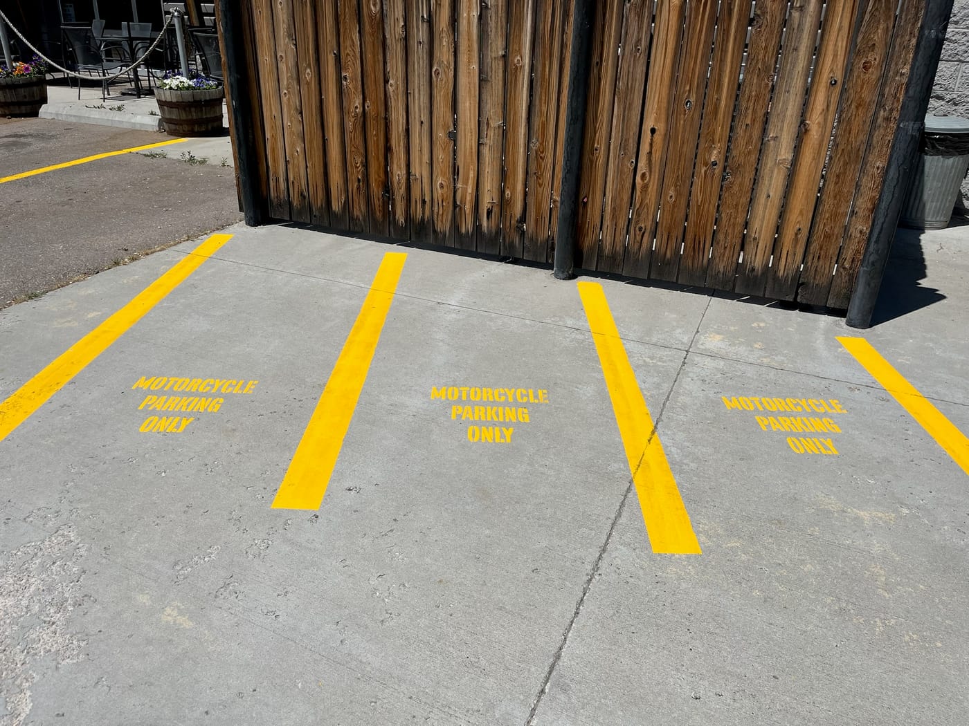Custom stencils and striping